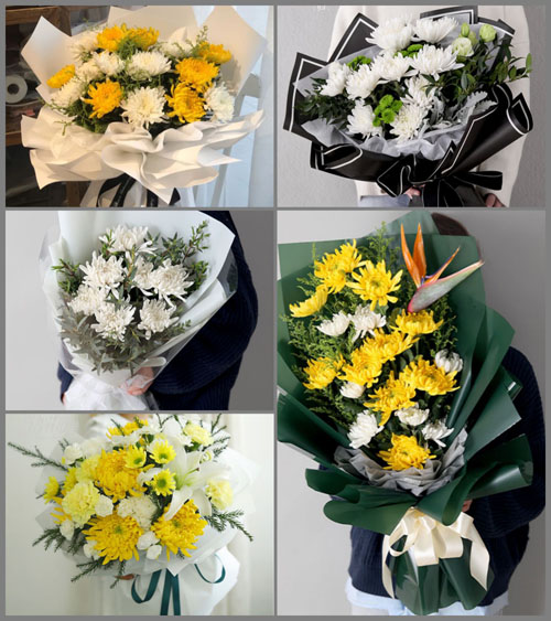 上海奉贤区庄行镇新华村白事花束代送